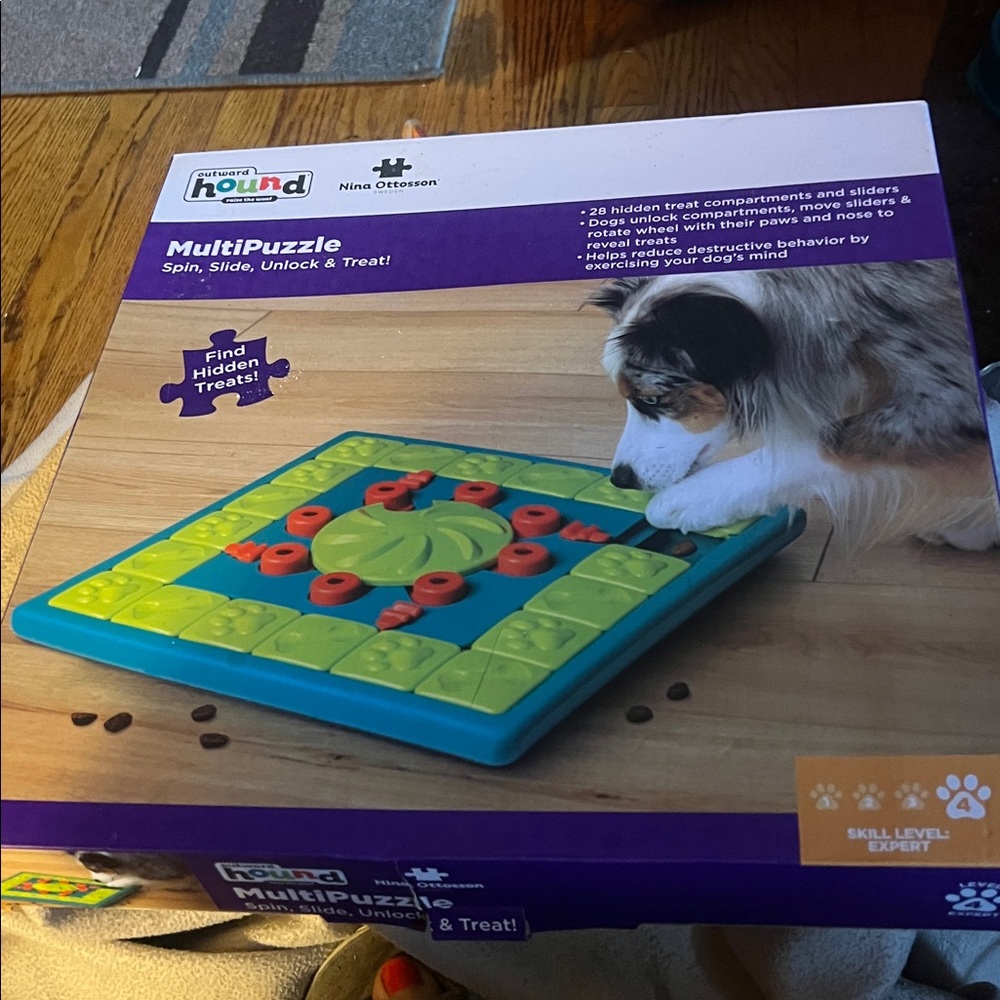 Outward Hound MultiPuzzle Interactive Toy - Blue, Green, Red